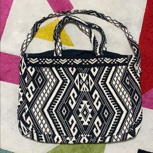 Tribal print weekender bag